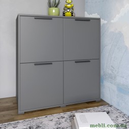 Тумба чотирьохдверна LION Краш 82x43x86 82x43x86 Антрацит