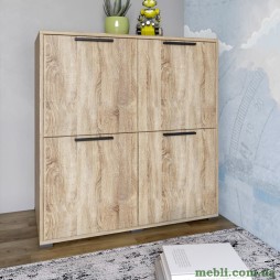 Тумба чотирьохдверна LION Краш 82x43x86 Дуб сонома