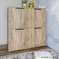 Тумба чотирьохдверна LION Краш 82x43x86 Дуб сонома трюфель