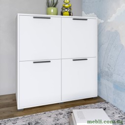 Тумба чотирьохдверна LION Краш 82x43x86 Німфея альба