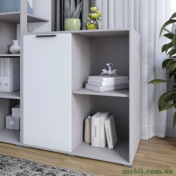 Тумба однодверна LION Краш 82x43x86 Кашемір/Німфея Альба