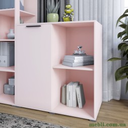 Тумба однодверна LION Краш 82x43x86 Рожевий