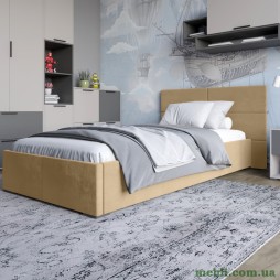 Полуторне ліжко LION Краш Лілі 02 велюр (Бежевий) 120х200