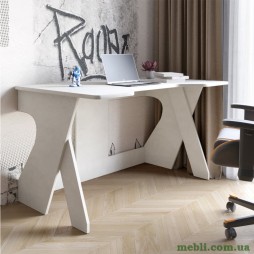 Стіл геймерський LION Крід для комп'ютера та ноутбука 130х80х74,5 Бетон SТyle