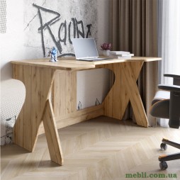 Стіл геймерський LION Крід для комп'ютера та ноутбука 130х80х74,5 Дуб Аппалачі