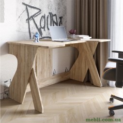 Стіл геймерський LION Крід для комп'ютера та ноутбука 130х80х74,5 Дуб Сонома