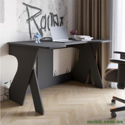 Стіл геймерський LION Крід для комп'ютера та ноутбука Антрацит