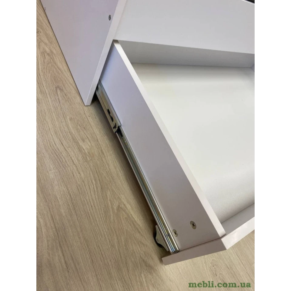 Дитяче полуторне ліжко LION Л-7 з шухлядами та ламелями Лілі-95 120x200 Дуб артизан