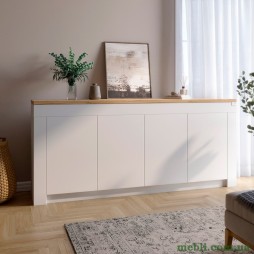 Великий комод LION Ларрі-1 Нiмфея альба/Дуб Аппалачи