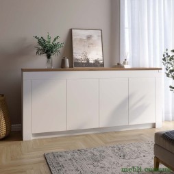 Великий комод LION Ларрі-1 Нiмфея альба/Дуб Ліворно