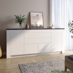 Великий комод LION Ларрі-2 Нiмфея альба/Бетон Темний