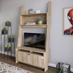 Модуль-2 з полицею для ТВ та тумбою LION Лінк Дуб Сонома трюфель