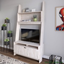 Модуль-2 з полицею для ТВ та тумбою LION Лінк Самоа димчастий