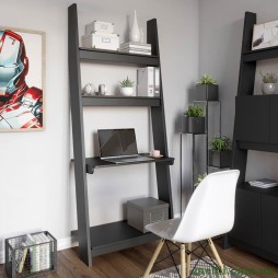 Модуль-3 зі столом та полицями LION Лінк Антрацит