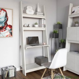 Модуль-3 зі столом та полицями LION Лінк Бетон SТyle