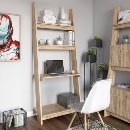 Модуль-3 зі столом та полицями LION Лінк Дуб Сонома