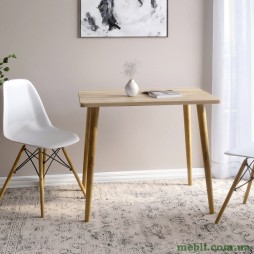 Обідній стіл LION Маямі-2 дерев'яні ніжки Дуб аппалачі