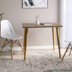 Обідній стіл LION Маямі-2 дерев'яні ніжки Дуб ліворно