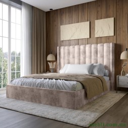 Двоспальне ліжко LION Ніно 160x200 SILK 402 Лотус