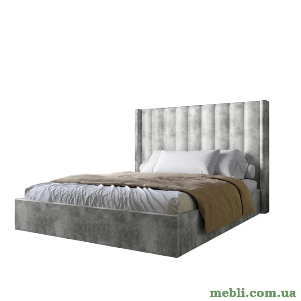Двоспальне ліжко з підйомним механізмом LION Ніно 160x200 SILK 101 Бежевий