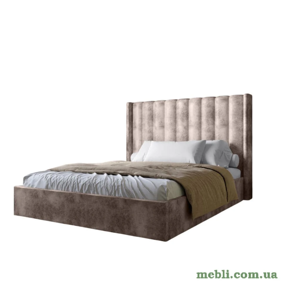 Двоспальне ліжко з підйомним механізмом LION Ніно 160x200 SILK 105 Шоколадний