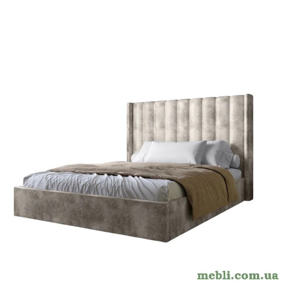 Двоспальне ліжко з підйомним механізмом LION Ніно 180x200 SILK 102 Айворі
