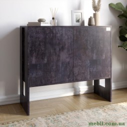 Комод-1 з 2 дверима LION Нобу 90х34х80 Бетон темний