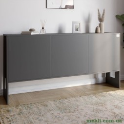 Комод-2 з 3 дверима LION Нобу 160х34х80 Антрацит