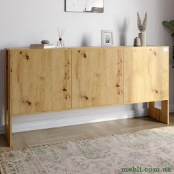 Комод-2 з 3 дверима LION Нобу 160х34х80 Дуб Артизан