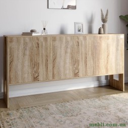 Комод-2 з 3 дверима LION Нобу 160х34х80 Дуб Сонома трюфель