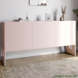 Комод-2 з 3 дверима LION Нобу 160х34х80 Рожевий