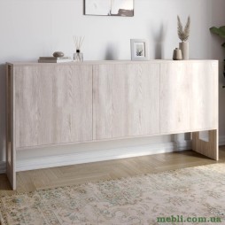 Комод-2 з 3 дверима LION Нобу 160х34х80 Самоа димчастий