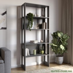 Модуль-1 стелаж полиці LION Нобу Антрацит