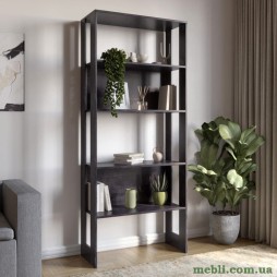 Модуль-1 стелаж полиці LION Нобу Бетон темний