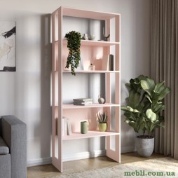 Модуль-1 стелаж полиці LION Нобу Рожевий