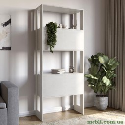 Модуль-5 стелаж полиці з фасадами LION Нобу Бетон SТyle