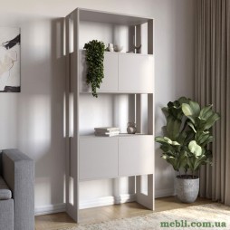 Модуль-5 стелаж полиці з фасадами LION Нобу Кашемір