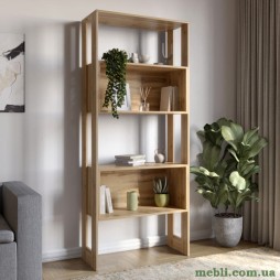 Модуль-6 стелаж полиці без фасадів LION Нобу Дуб Аппалачі
