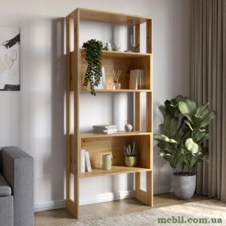 Модуль-6 стелаж полиці без фасадів LION Нобу Дуб Артизан