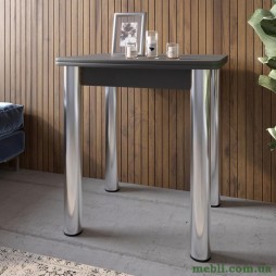 Обідній стіл розкладний LION Нота Міні Антрацит 60x70/70x120