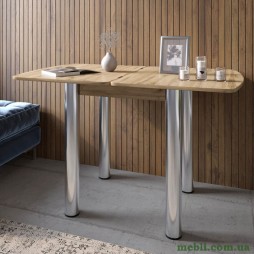 Обідній стіл розкладний LION Нота Міні Дуб Аппалачі 60x70/70x120