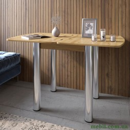 Обідній стіл розкладний LION Нота Міні Дуб Артизан 60x70/70x120