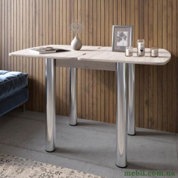 Обідній стіл розкладний LION Нота Міні Самоа димчастий 60x70/70x120