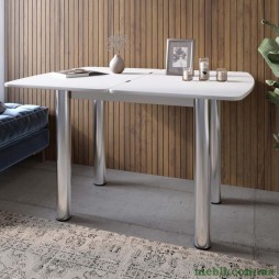 Обідній стіл розкладний LION Нота Німфея Альба 60x90/90x120