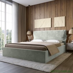 Двоспальне ліжко з м`яким узголів`ям LION Порто Парадіз 02 160х200