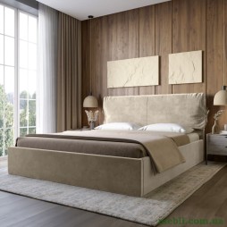 Двоспальне ліжко з м`яким узголів`ям LION Порто Парадіз 03 160х200