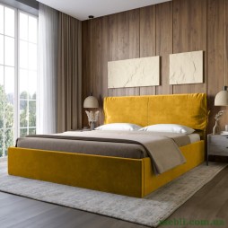 Двоспальне ліжко з м`яким узголів`ям LION Порто Парадіз 43 160х200