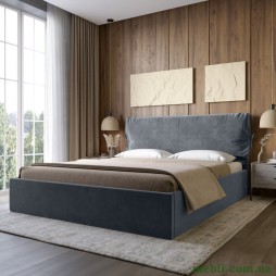 Двоспальне ліжко з м`яким узголів`ям LION Порто Парадіз 98 160х200