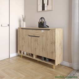 Тумба для взуття у передпокій LION Салліван Тумба-2 Дуб аппалачі