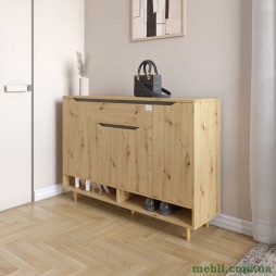 Тумба для взуття у передпокій LION Салліван Тумба-2 Дуб Артизан